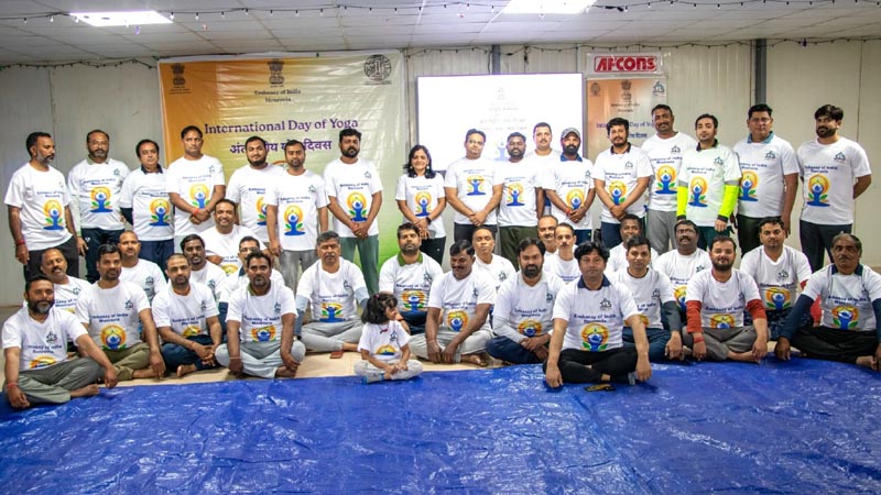 Yoga Session and Consular Camp at the AFCONS Camp, Yekepa - 14 June 2026